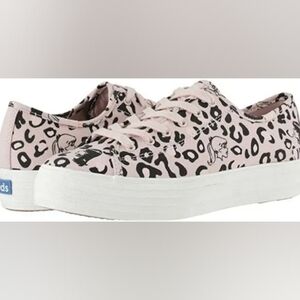 Keds X Betty & Veronica Pink Leopard Sneakers